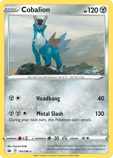 Cobalion 114/198 Chilling Reign