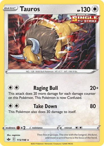 Tauros 115/198 Chilling Reign