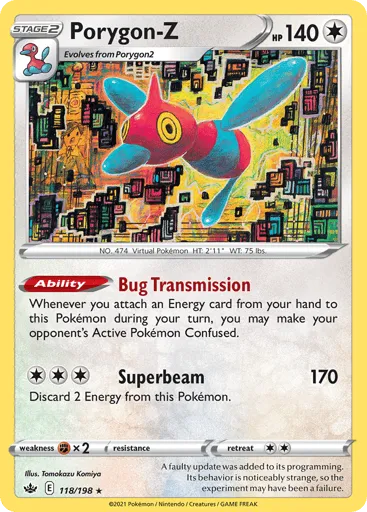 Porygon-Z 118/198 Chilling Reign