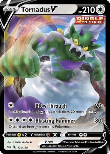 Tornadus V 124/198 Chilling Reign