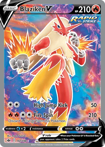 Blaziken V 161/198 Chilling Reign