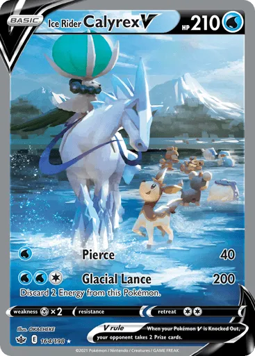 Ice Rider Calyrex V 164/198 Chilling Reign