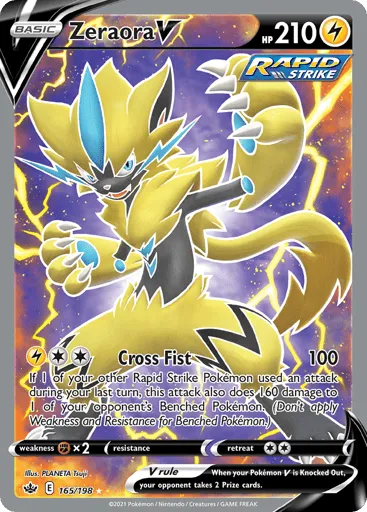 Zeraora V 165/198 Chilling Reign