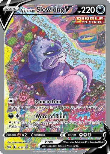 Galarian Slowking V 179/198 Chilling Reign