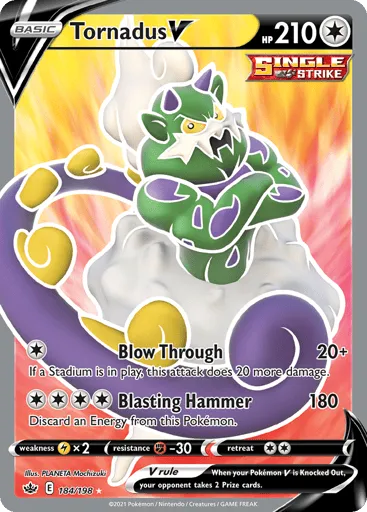 Tornadus V 184/198 Chilling Reign