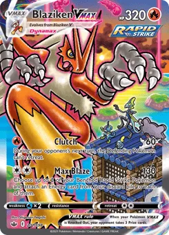 Blaziken VMAX 201/198 Chilling Reign