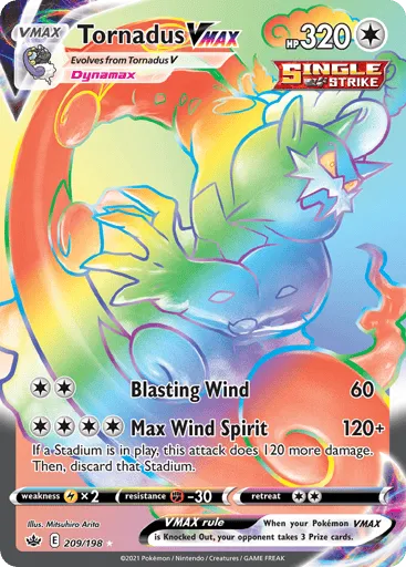 Tornadus VMAX 209/198 Chilling Reign