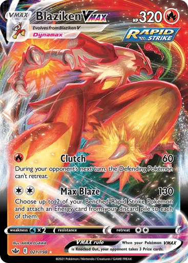 Blaziken VMAX 021/198 Chilling Reign