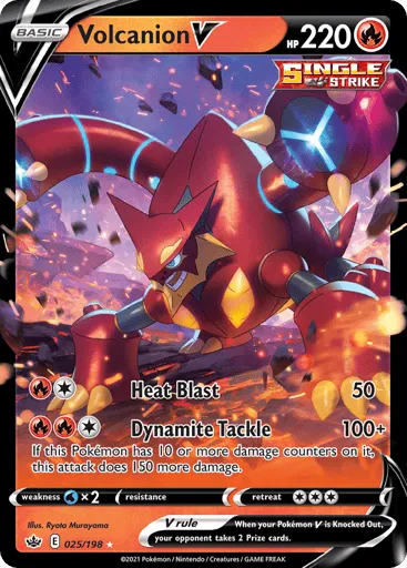 Volcanion V 025/198 Chilling Reign