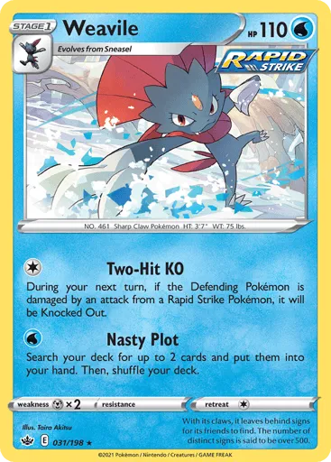 Weavile 031/198 Chilling Reign