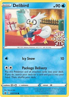 Delibird 032/198 Snowflake Stamp Chilling Reign