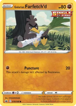 Galarian Farfetch'd 078/198 Chilling Reign