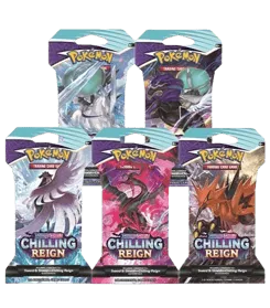 Chilling Reign Sleeved Booster Pack Art Bundle (Set of 5)