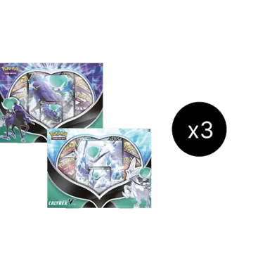 Chilling Reign Ice Rider/ Shadow Rider Calyrex V Box Case