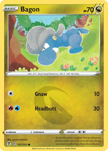 Bagon 107/203 Evolving Skies
