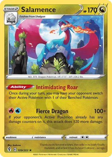 Salamence 109/203 Evolving Skies