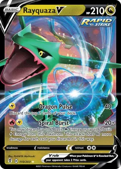 Rayquaza V 110/203 Evolving Skies