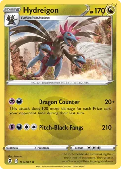 Hydreigon 115/203 Evolving Skies