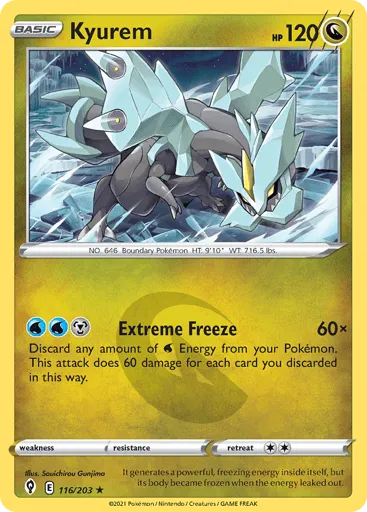 Kyurem 116/203 Evolving Skies