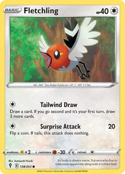 Fletchling 138/203 Evolving Skies