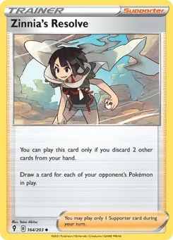 Zinnia's Resolve 164/203 Evolving Skies
