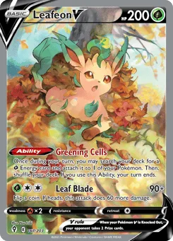 Leafeon V 167/203 Evolving Skies