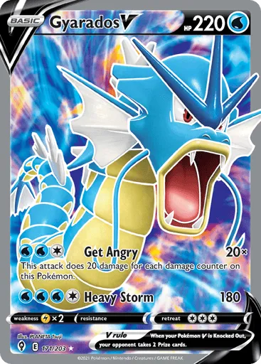 Gyarados V 171/203 Evolving Skies