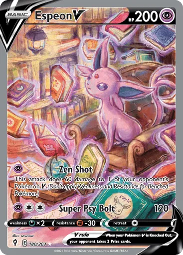 Espeon V 180/203 Evolving Skies