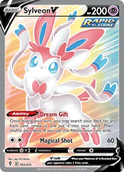 Sylveon V 183/203 Evolving Skies