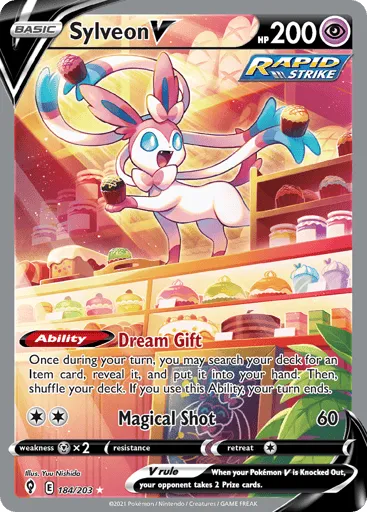 Sylveon V 184/203 Evolving Skies