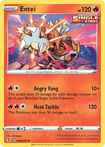 Entei 019/203 Evolving Skies