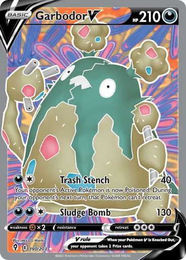 Garbodor V 190/203 Evolving Skies