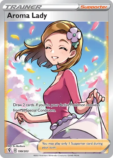 Aroma Lady 199/203 Evolving Skies