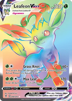 Leafeon VMAX 204/203 Evolving Skies