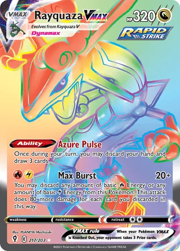 Rayquaza VMAX 217/203 Evolving Skies