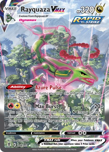 Rayquaza VMAX 218/203 Evolving Skies