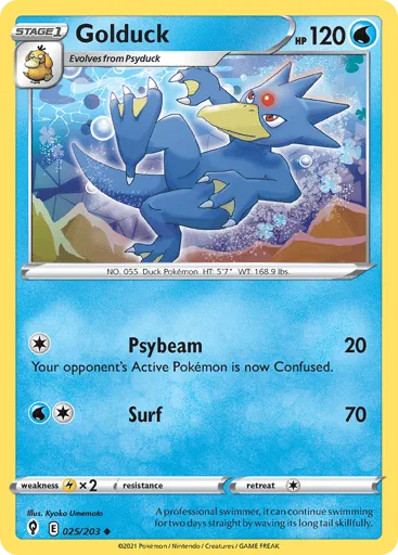 Golduck 025/203 Evolving Skies