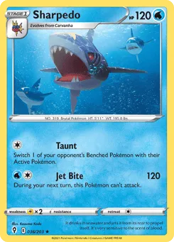 Sharpedo 036/203 Evolving Skies
