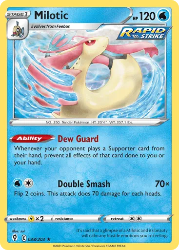 Milotic 038/203 Evolving Skies