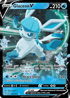 Glaceon V 040/203 Evolving Skies
