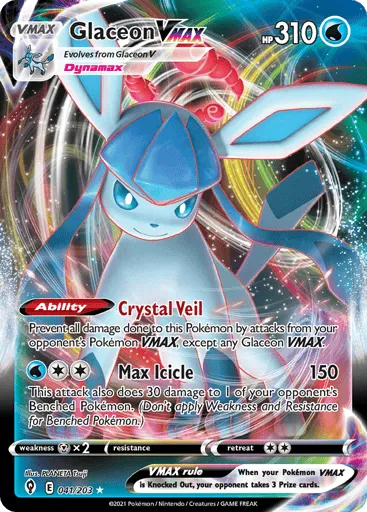 Glaceon VMAX 041/203 Evolving Skies