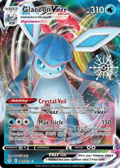 Glaceon VMAX 041/203 Snowflake Stamp Evolving Skies