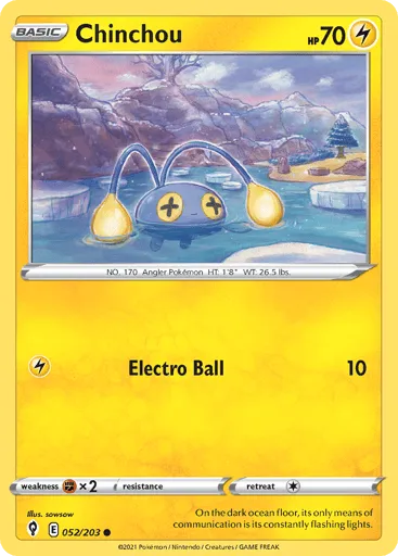 Chinchou 052/203 Evolving Skies