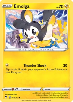 Emolga 057/203 Evolving Skies