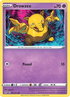 Drowzee 061/203 Evolving Skies