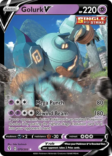 Golurk V 070/203 Evolving Skies