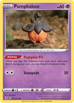 Pumpkaboo 076/203 Evolving Skies