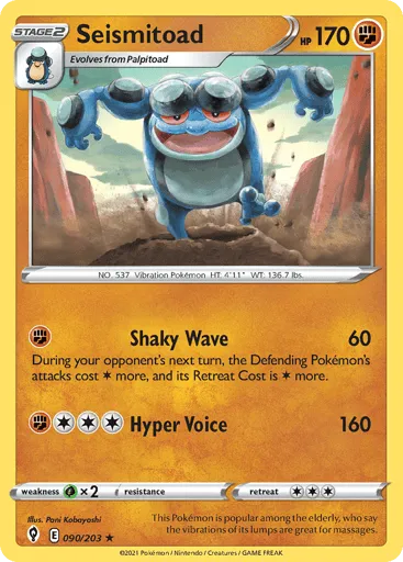 Seismitoad 090/203 Evolving Skies