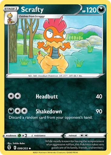Scrafty 099/203 Evolving Skies