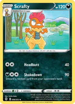 Scrafty 099/203 Evolving Skies